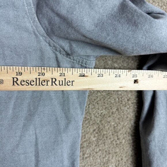 Adriano Goldschmied Shirt Mens Size XL Gray Slim Fit Long‎ Sleeve Flannel Casual - Picture 6 of 10